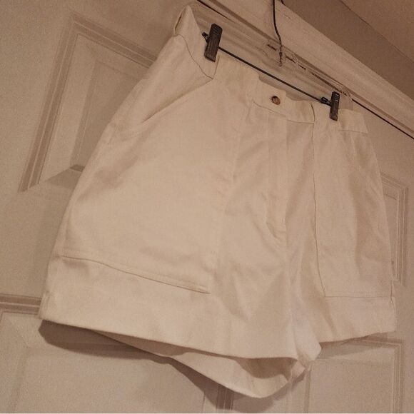 Woolrich vintage white high waist shorts Size 18 - Picture 2 of 3